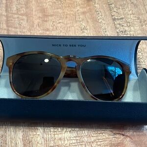 Warby Parker Griffin Amber Tortoiseshell Sunglasses
